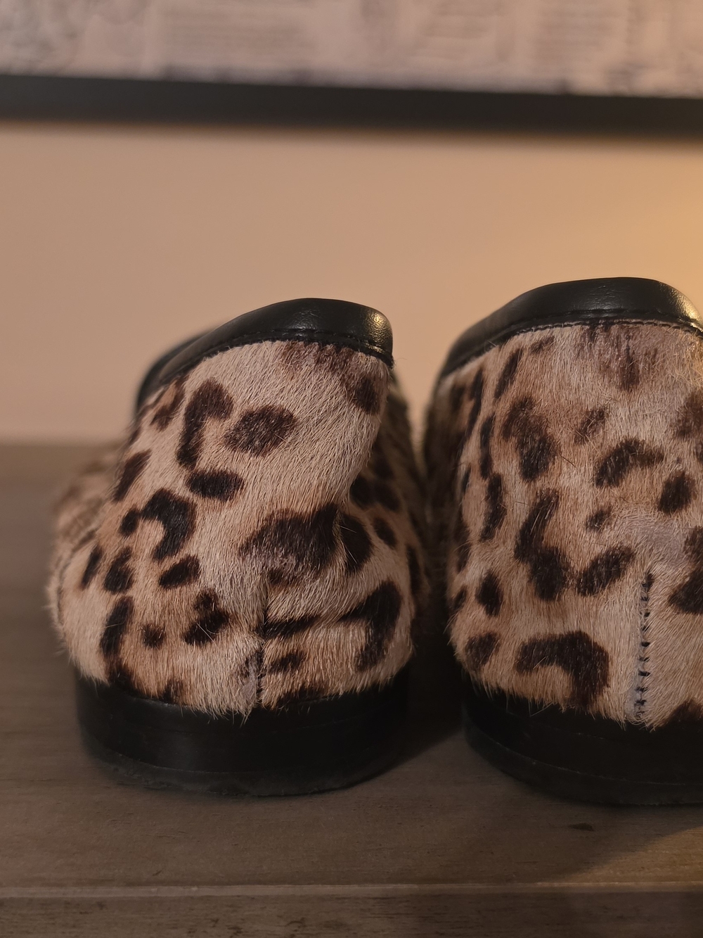 Sam Edelman Leopard Print Loafers with Gold Bit - Picture 4 of 6